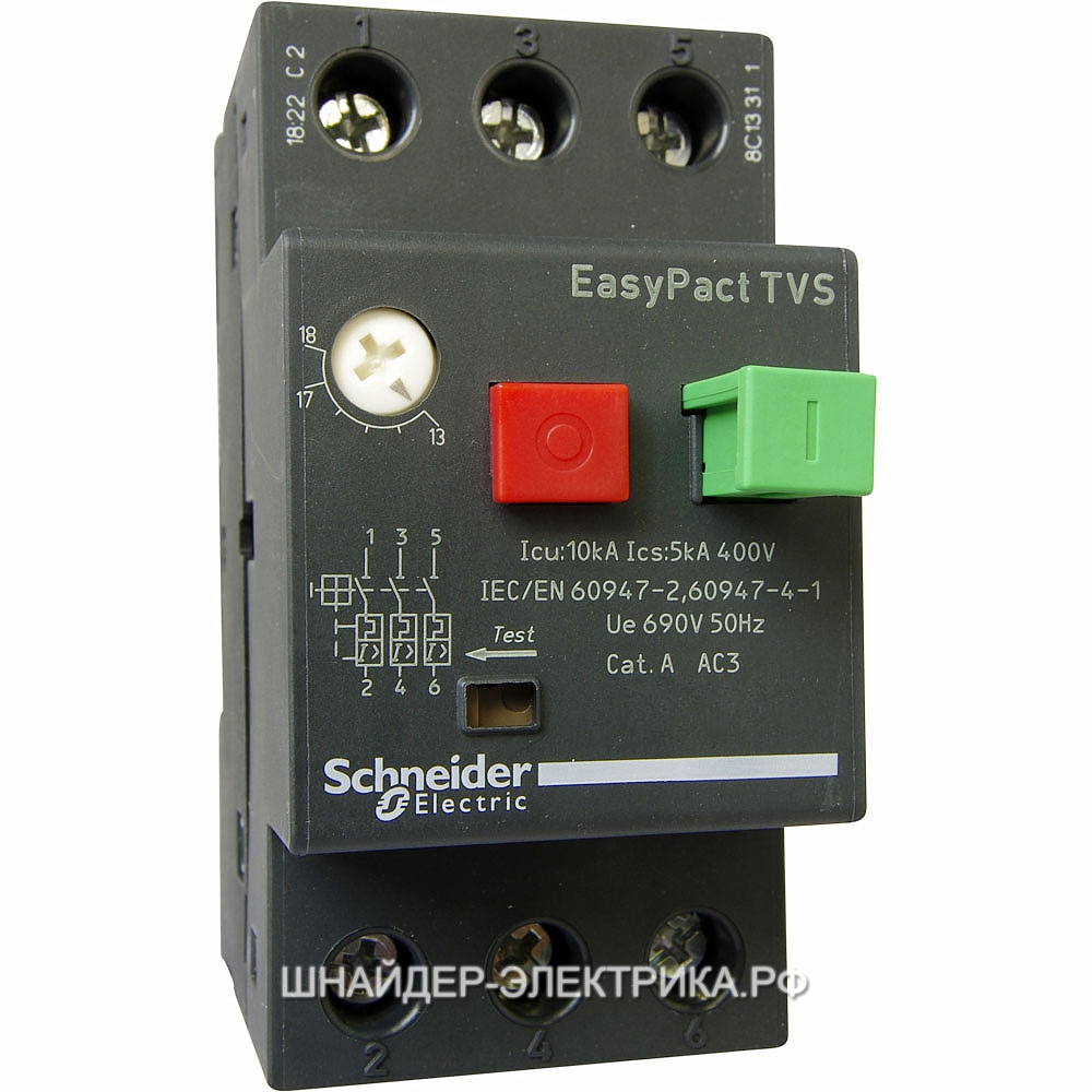 SCHNEIDER - Easypact TVS GZ1 Motor Circuit Breaker 13-1