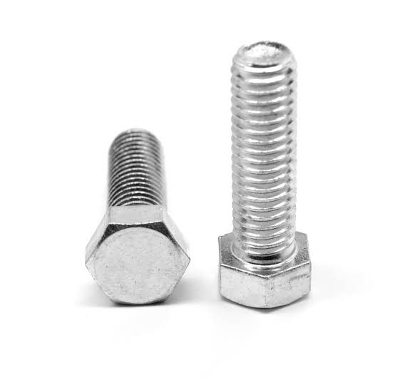 Black hex cap screw M10X35