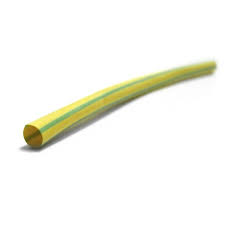 Gaine Thermo et 100 Vert/Jaune -1m Ration 2:1 -9,5mm