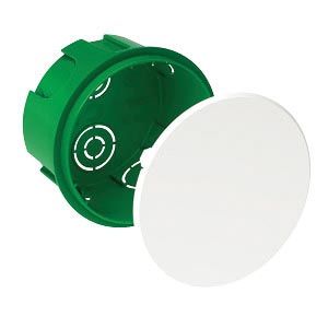 Schneider Electric Junction box round ø70x40 IP30 green