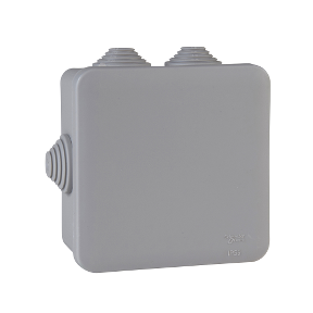 Schneider Electric Junction box square 100x100x50 grey