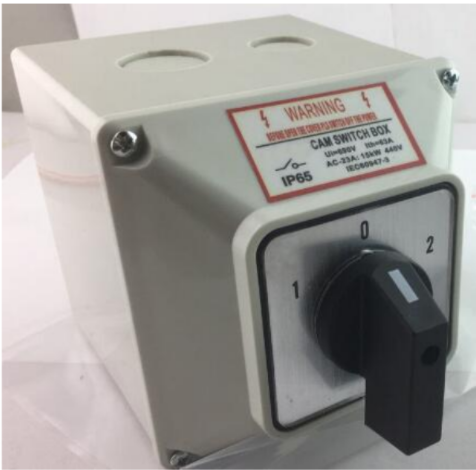 Onesto Manual Switch with Box, 1-0-2, 4P, 63A, 440V