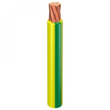 Cable Cuivre Rigide Vert Jaune 25mm²