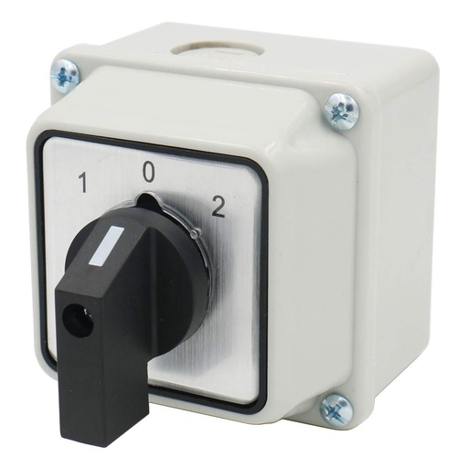 [cs26-100-4p] CS26-100 Manual Switch with Box, 1-0-2, 4P, 100A, 440V