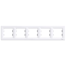 [SE-EPH5800521] Schneider Plaque 5 postes hor, blanc