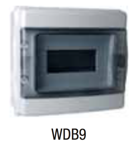 [WDB9] Onesto WDB9 9 Module IP65 Din Rail ModuleEnclosure,Made of PC+ABS Material