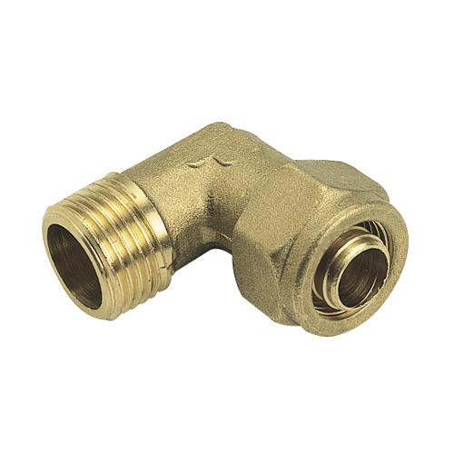 [C-S25x3/4] Coude à Compression Multicouche Ø25 - M20/27