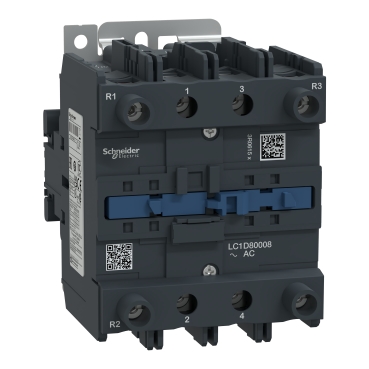 [LC1D80008 P7] Contactor, TeSys Deca, 4P(2NO+2NC), AC-1, <=440V, 125A, 230V AC 50/60Hz coil