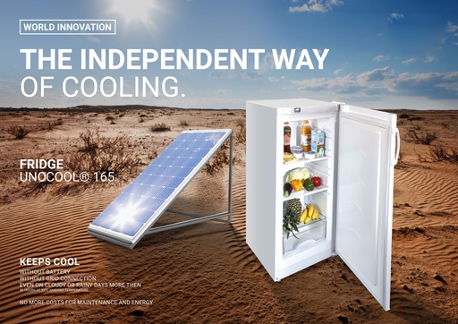 PROMO KIT FRIGO SOLAIRE 165L + 580W